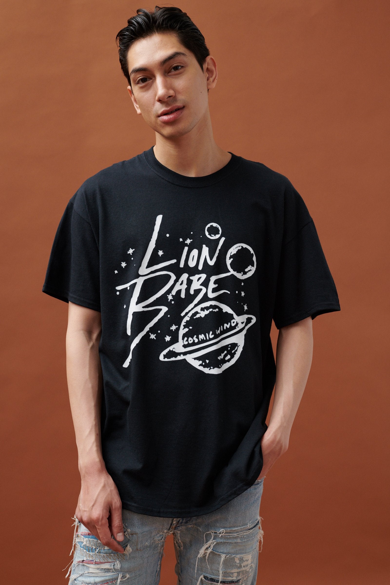 LION BABE COSMIC WIND PLANET TEE**