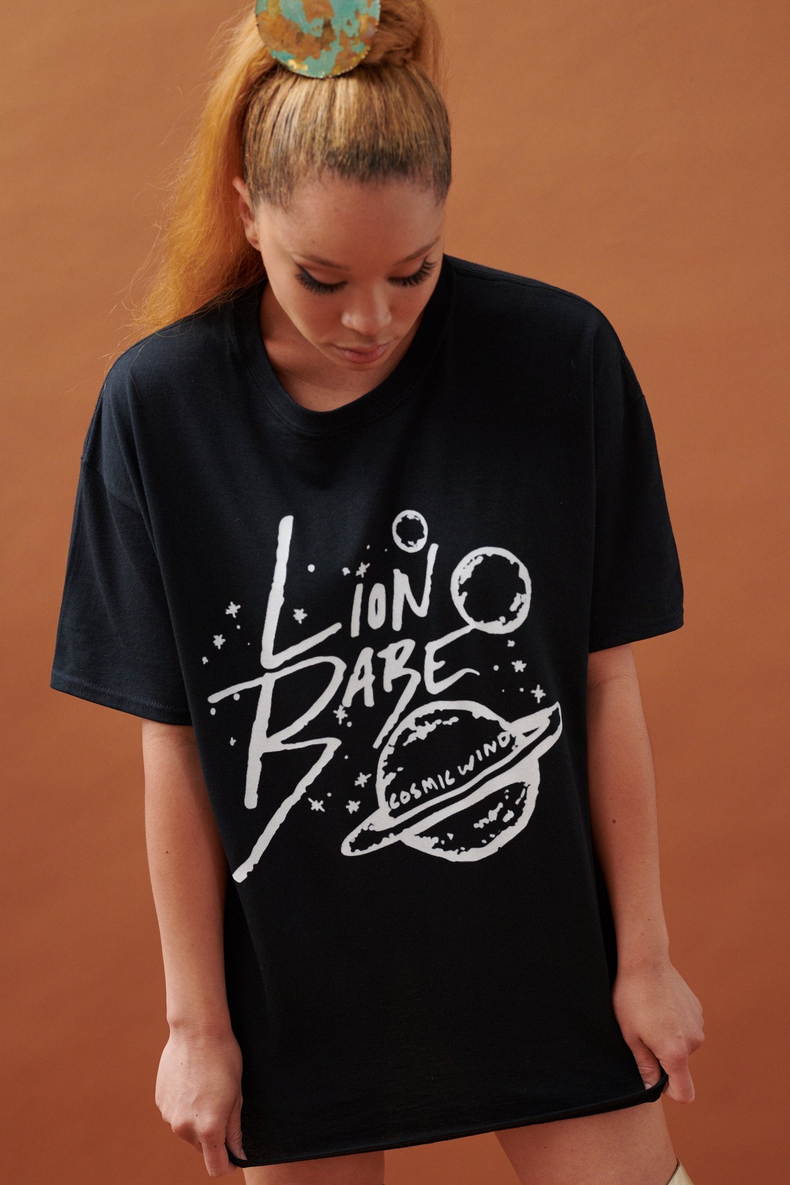 LION BABE COSMIC WIND PLANET TEE**