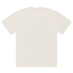 House of LION BABE - Oversized White Tee Embroidered Logo