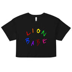 "Rainbow" LION BABE Crop Top
