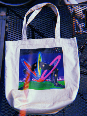 LION BABE "Rainbow Child" cover art Tote Bag