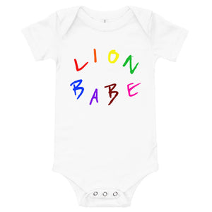 LION BABE "Rainbow" Logo - Kids Onesie